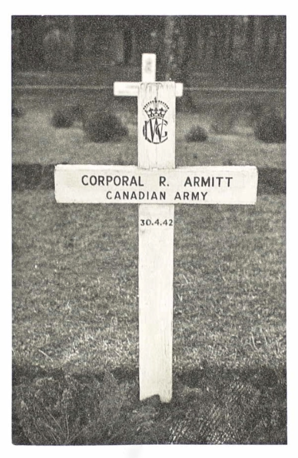 Temporary grave marker