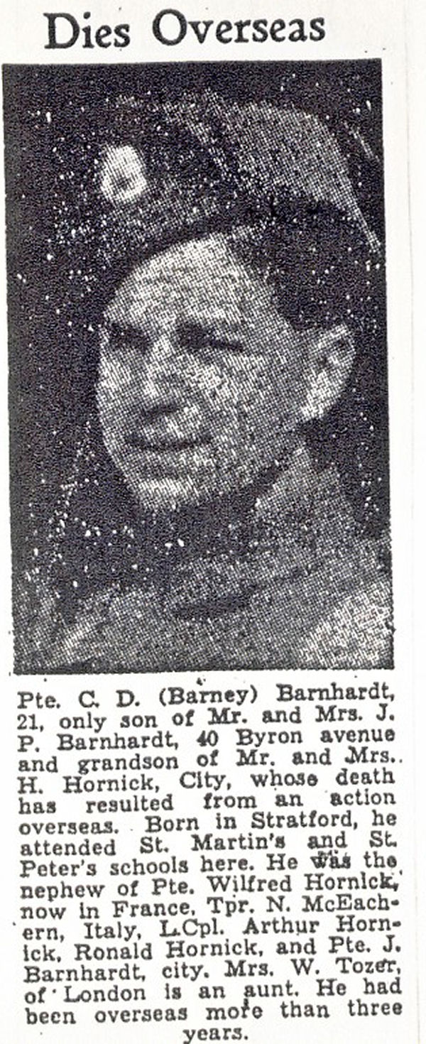 Photo of CLARENCE DANIEL BARNHARDT