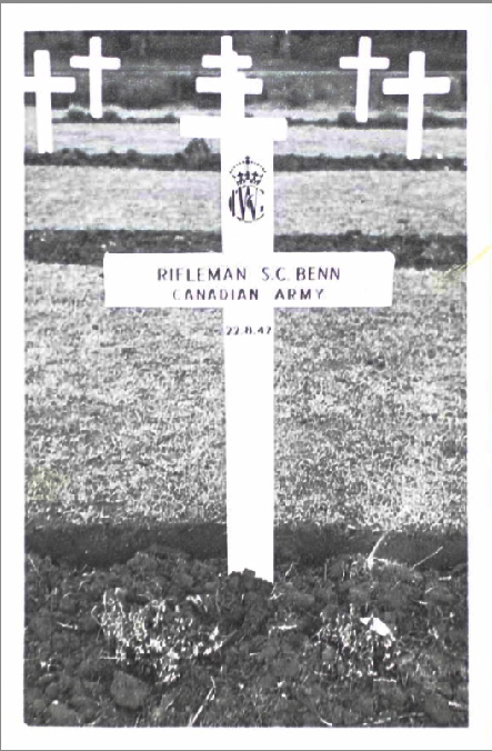 Temporary grave marker