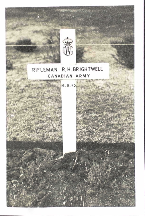 Temporary grave marker