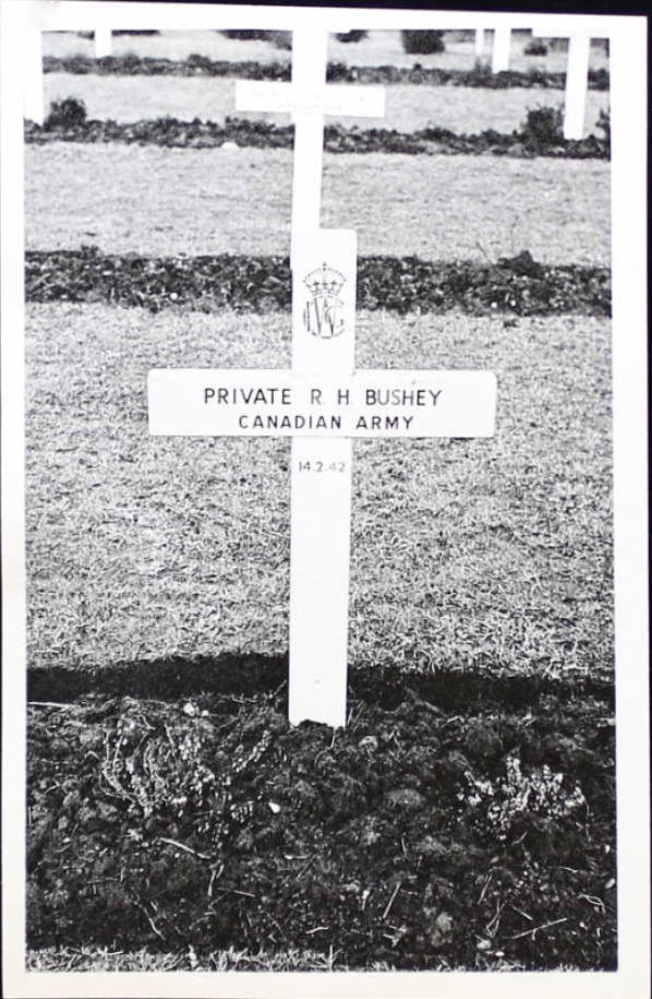 Temporary grave marker