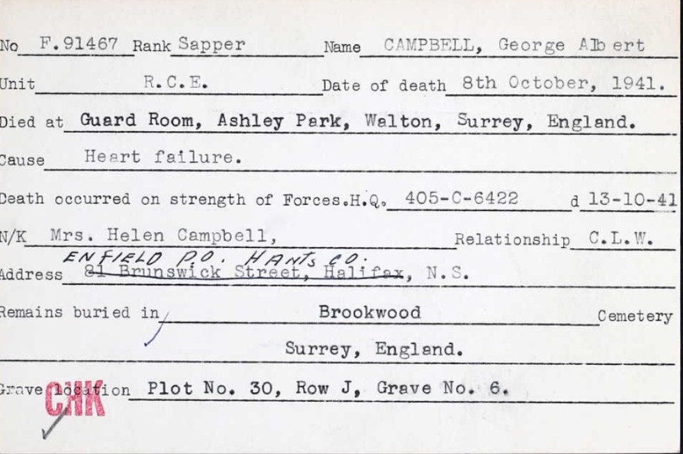 Circumstances of death registers