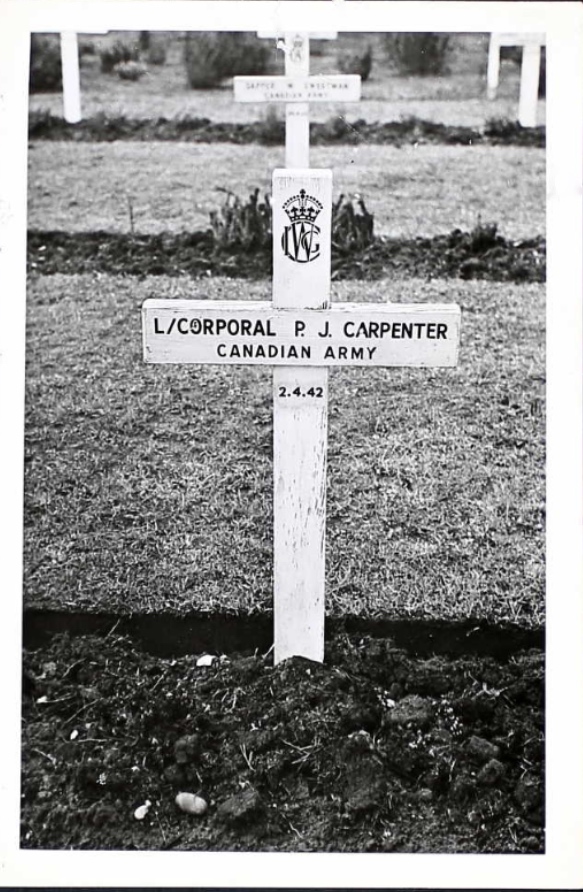 Temporary grave marker