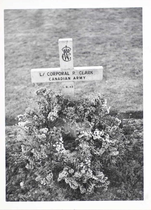 Temporary grave marker