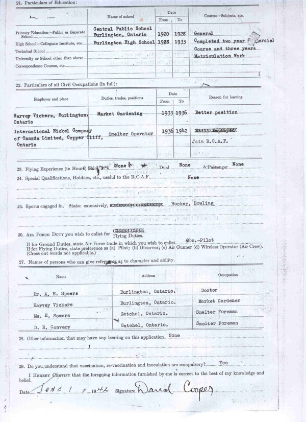 Attestation Paper (page 2)