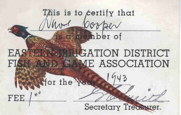 Membership card