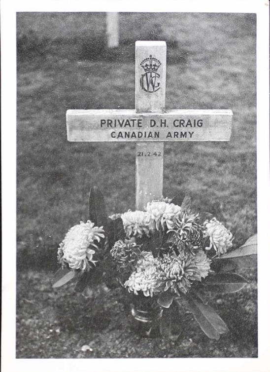 Temporary grave marker