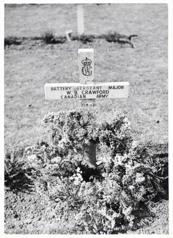 Temporary grave marker