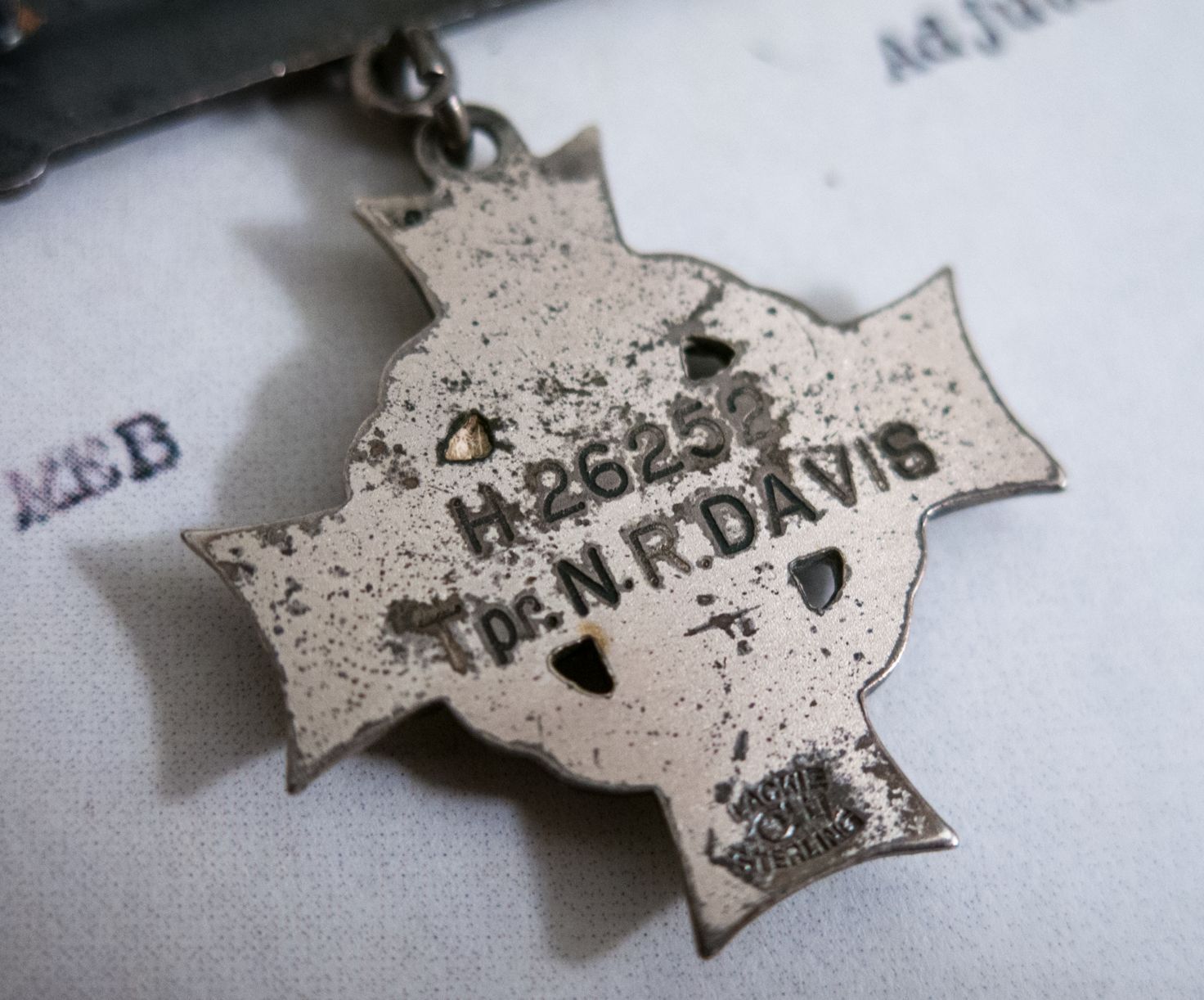 Memorial Cross (Reverse)