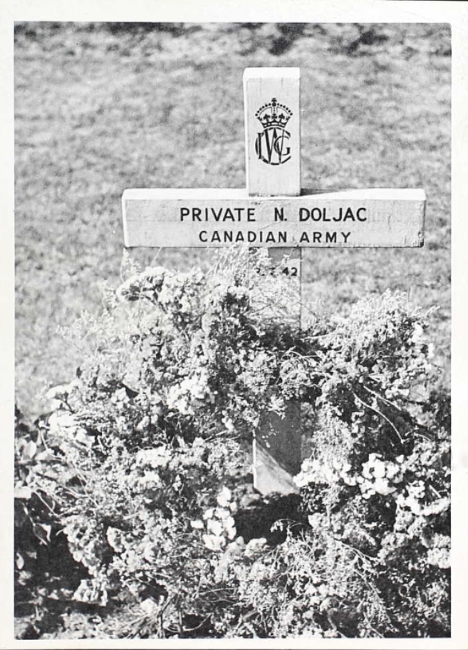 Temporary grave marker