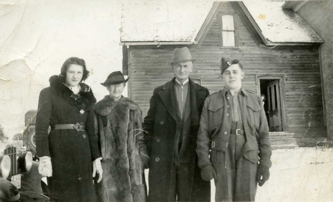 Group photo of Carmel, May, Tom and Frank.