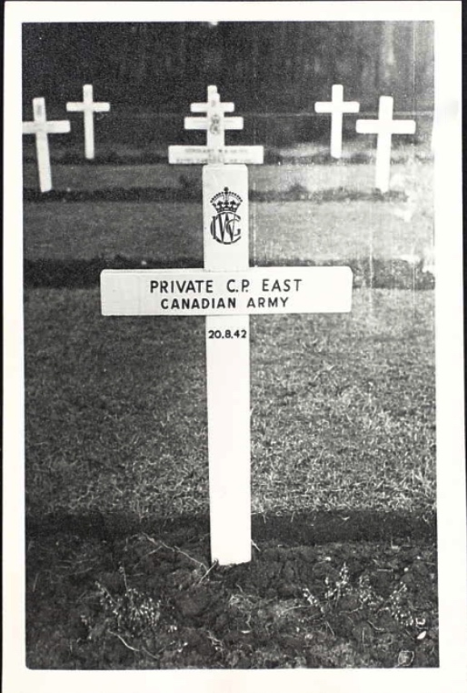 Temporary grave marker