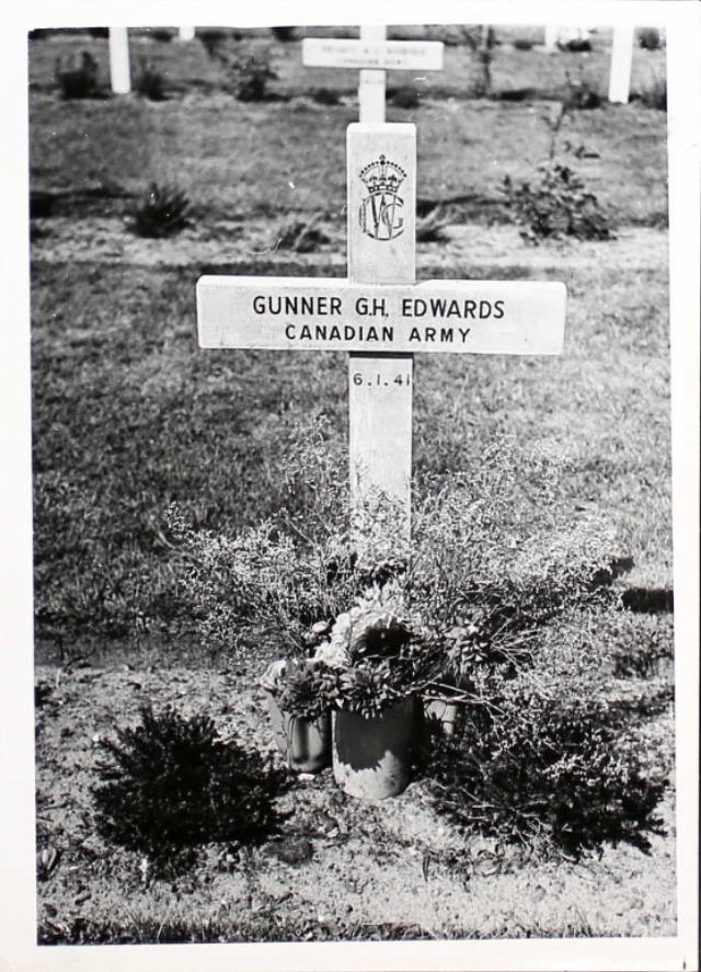 Temporary grave marker