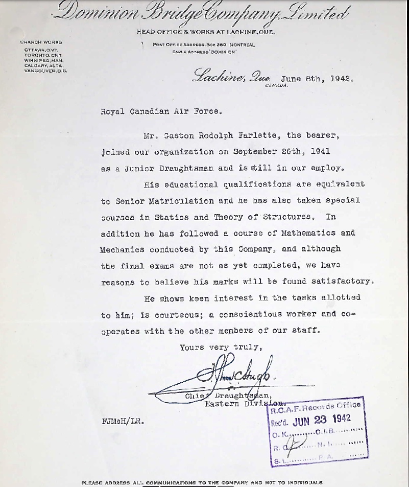 Letter of Recommendation