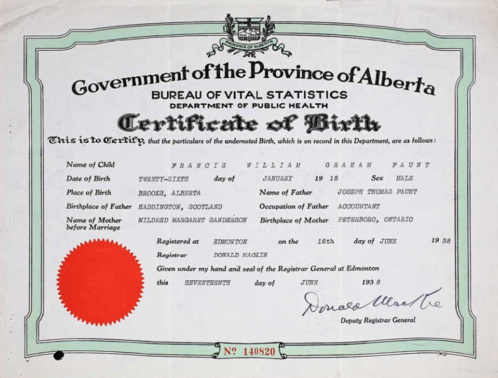 Birth Certificate