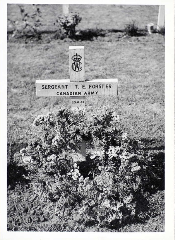 Temporary grave marker