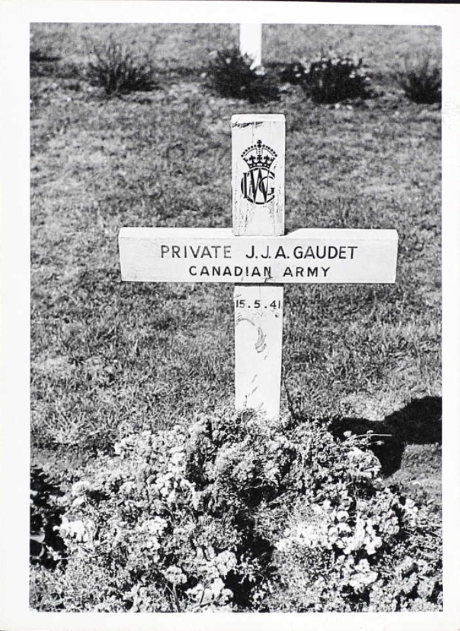 Temporary Grave Marker