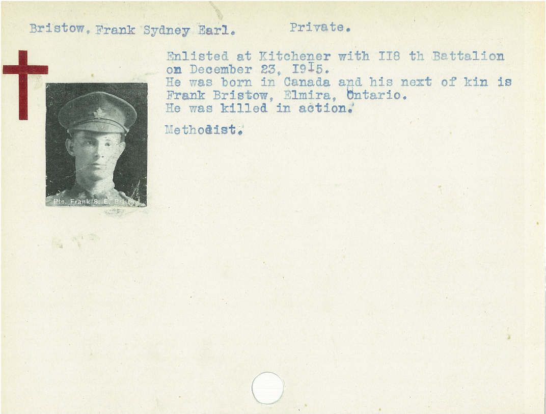 Photo de FRANK SYDNEY EARL BRISTOW