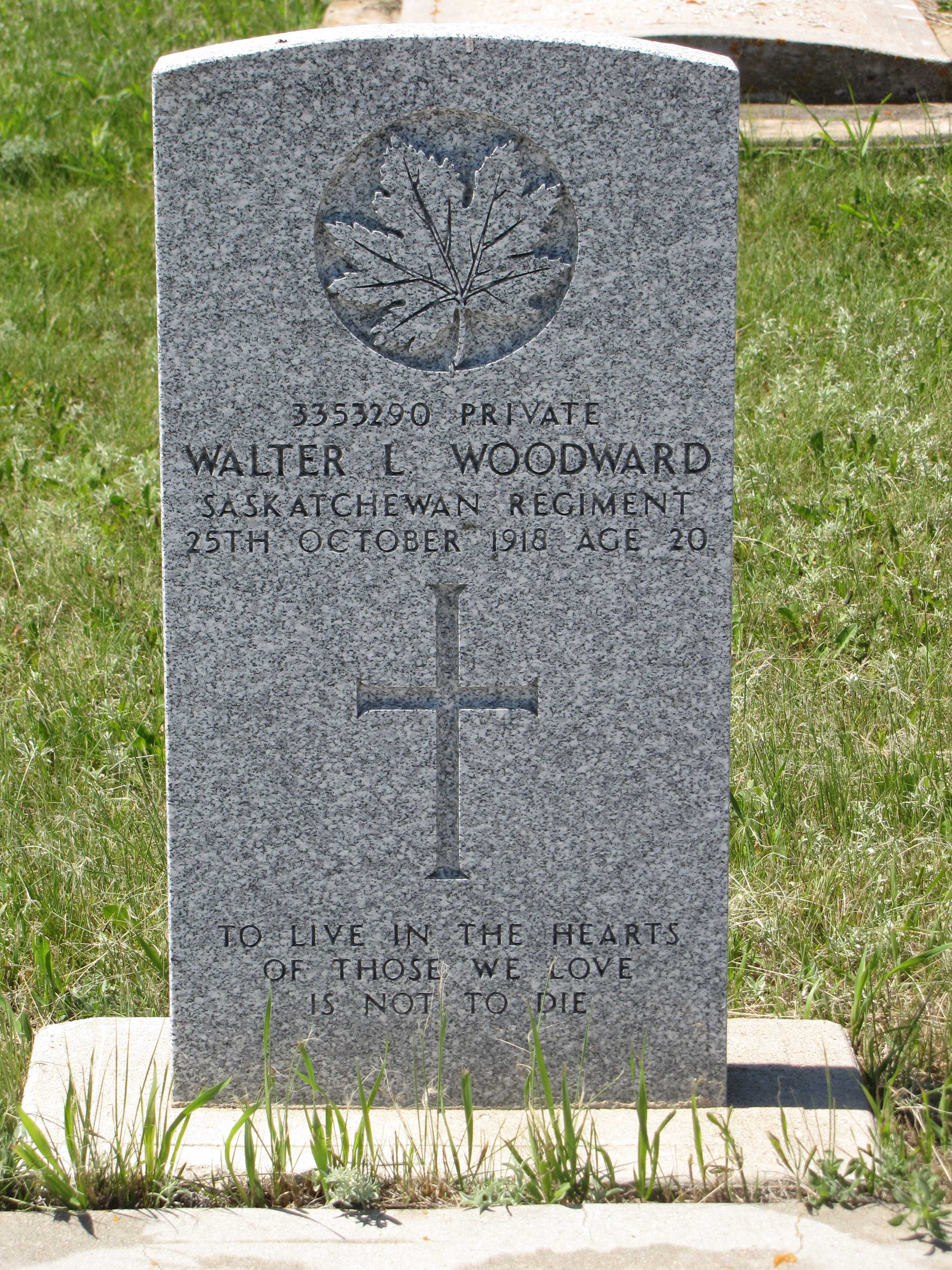 Grave marker