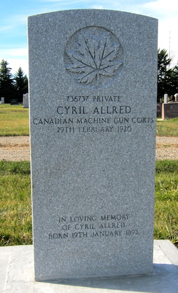 Grave marker