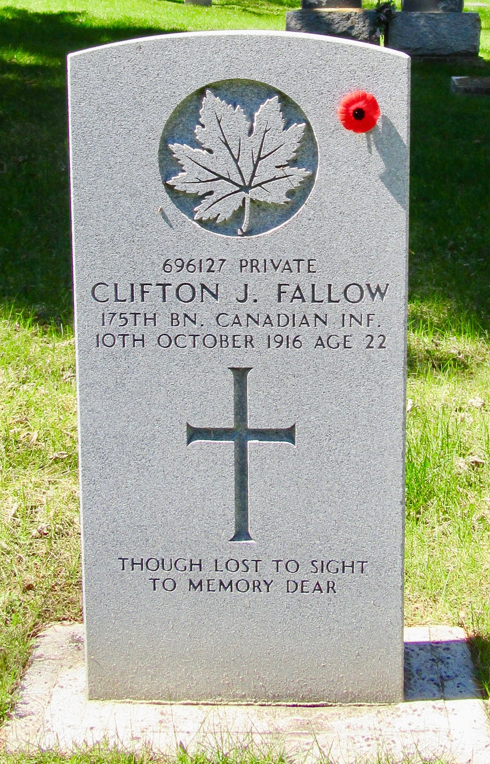 Grave marker