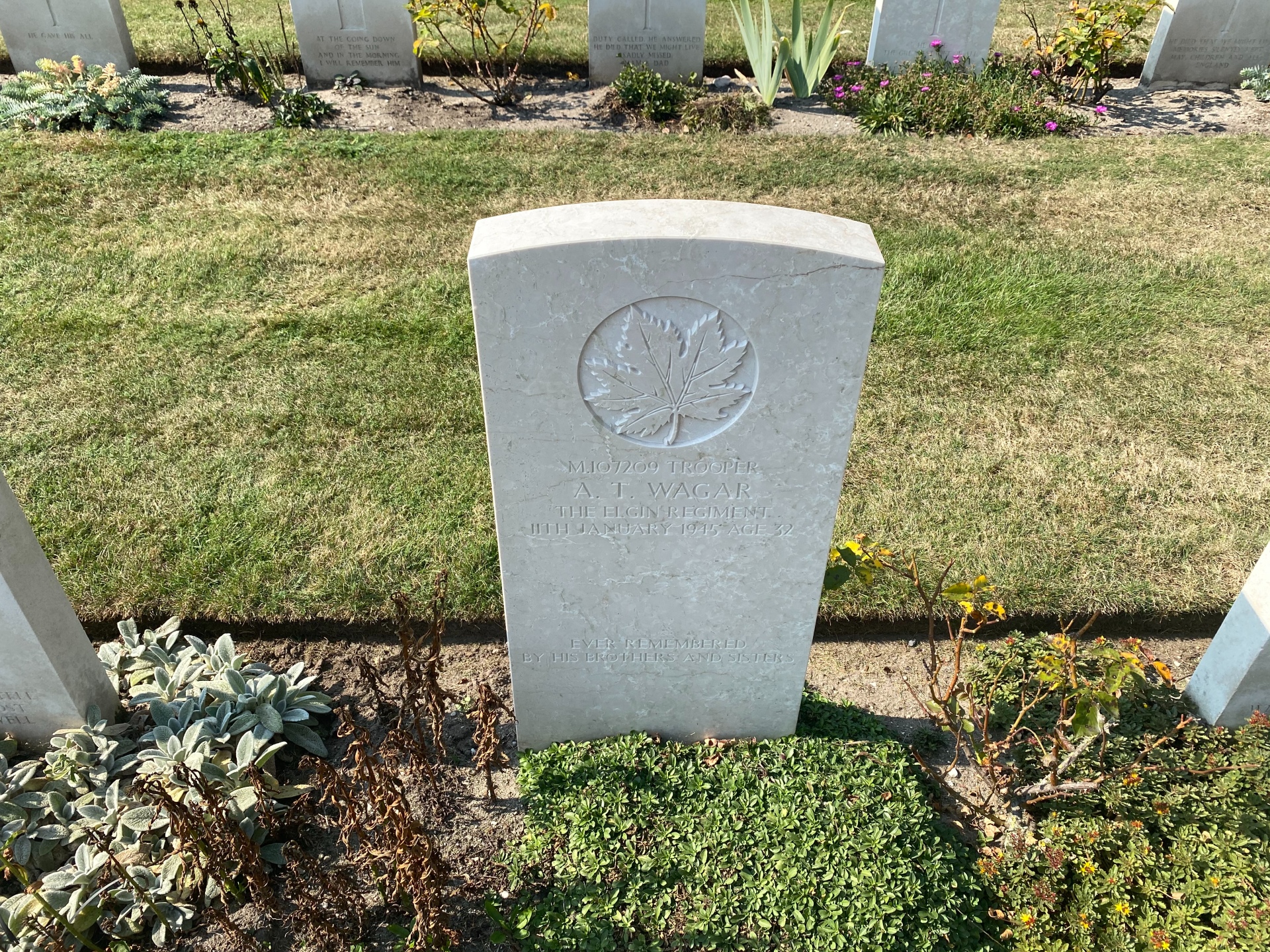 Grave marker