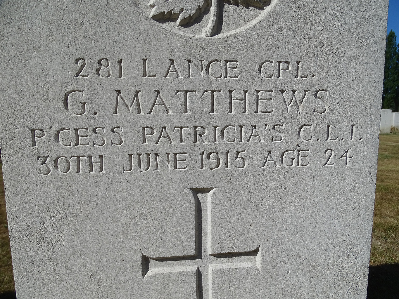 Grave marker