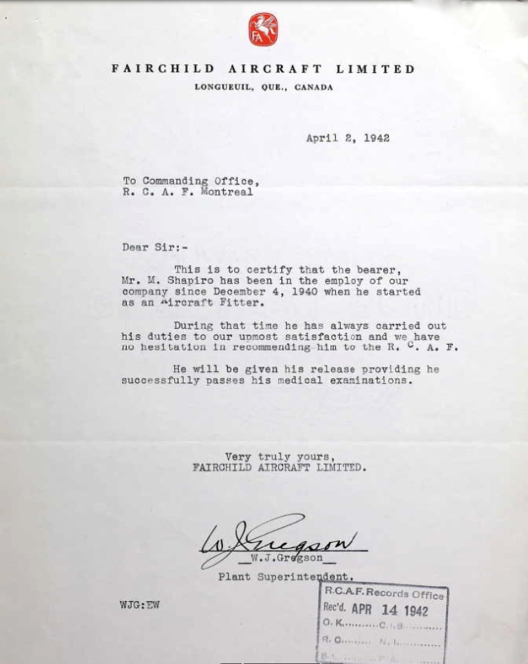 Letter of recommendation