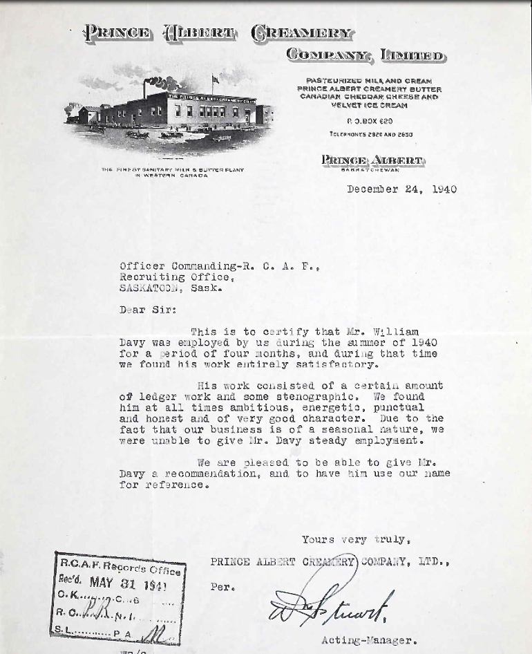 Letter of recommendation