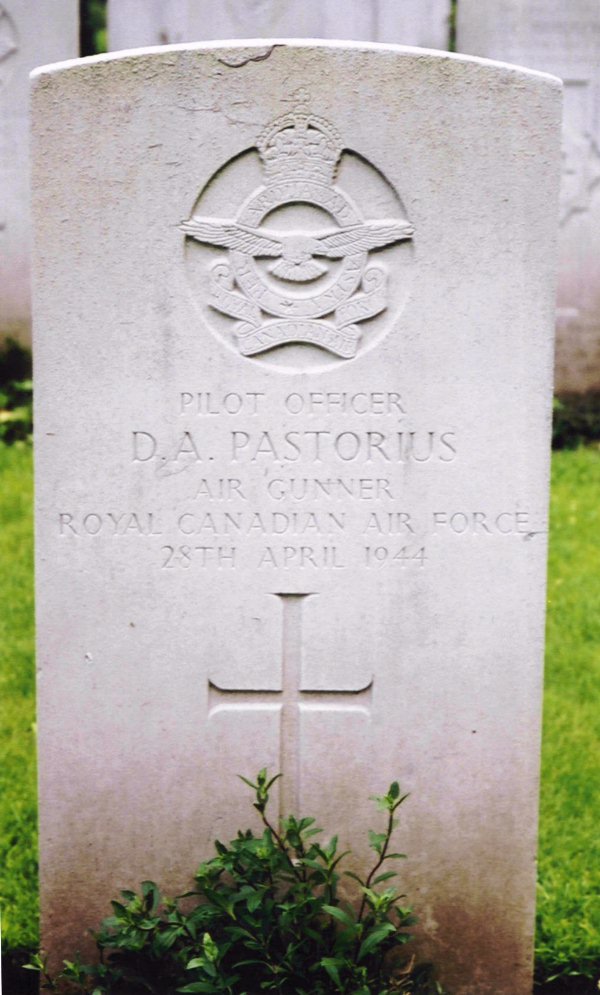 Headstone of D. A. Pastorius