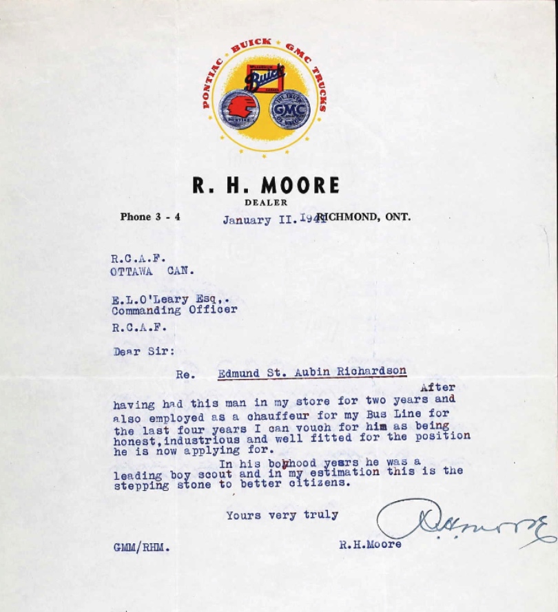 Letter of recommendation