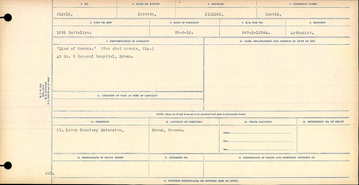 Photo de HAROLD PIERSON