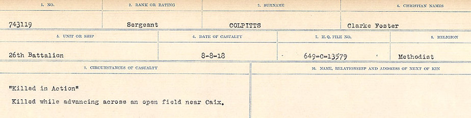 Photo of CLARKE FOSTER COLPITTS