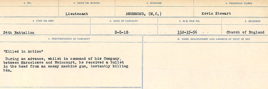 Circumstances of death registers