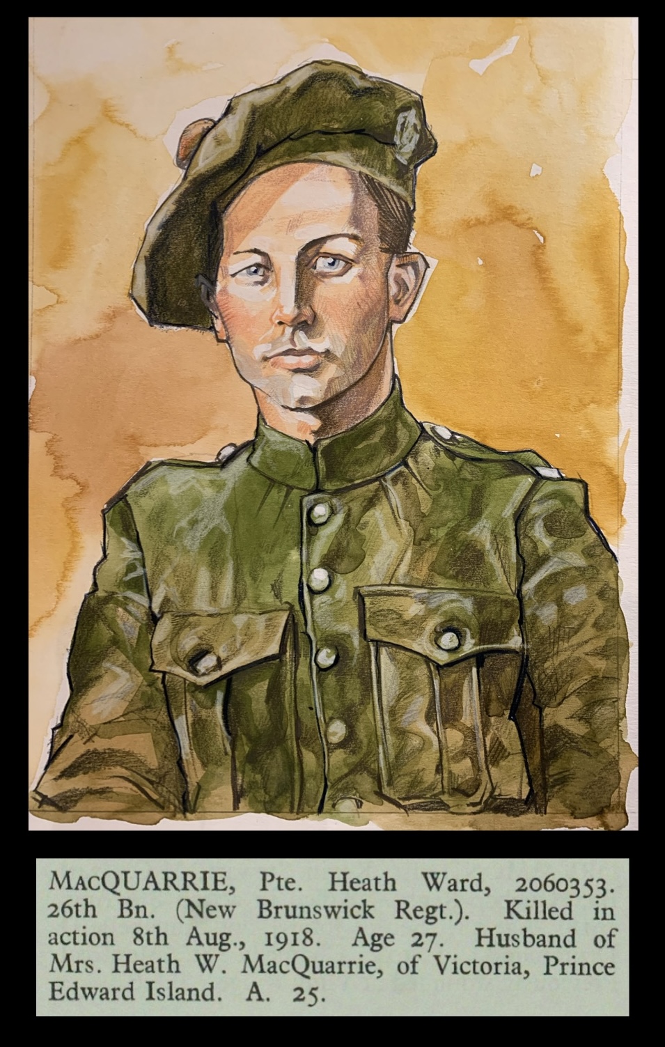 Original watercolour painting