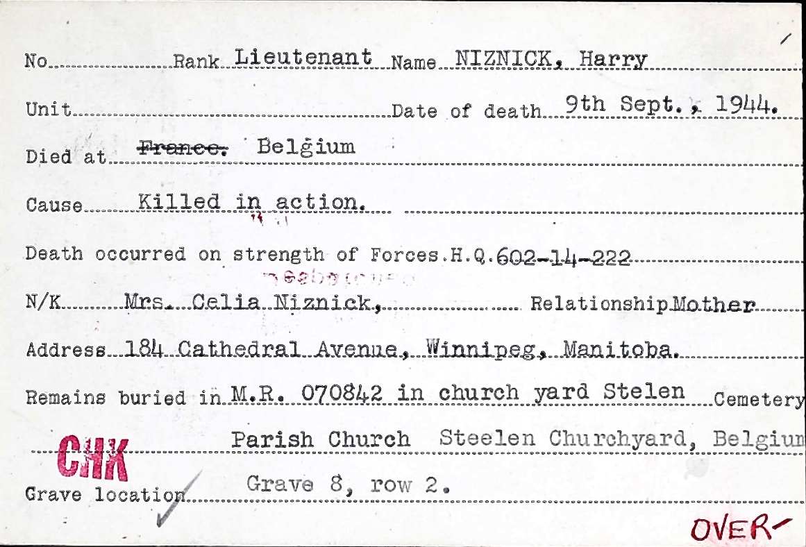 Circumstances of death