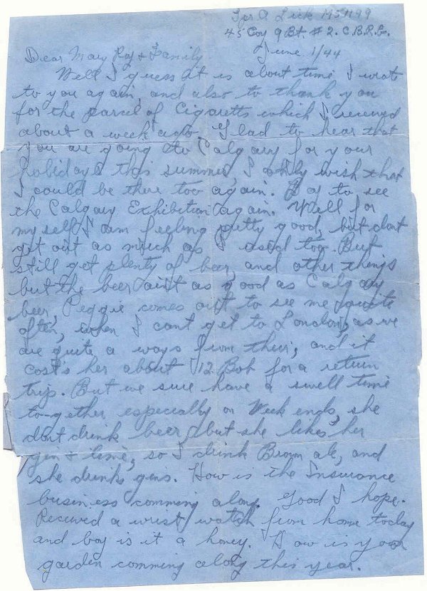 Letter June 1 1944  p.1