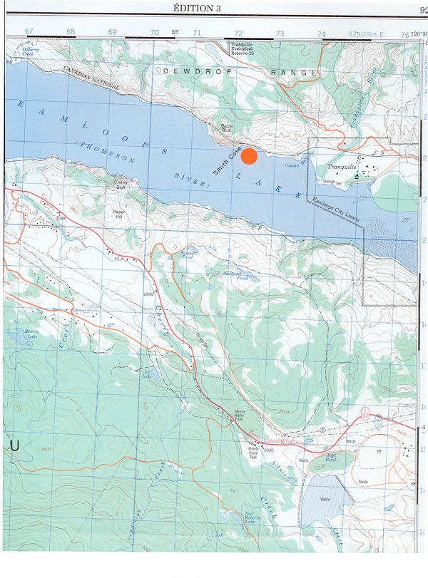 Location of Smith Cove