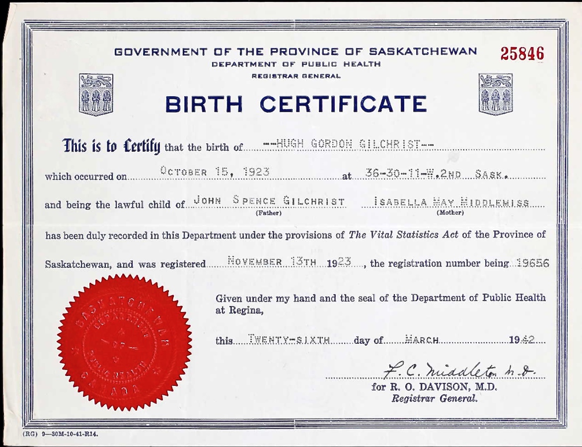 Birth Certificate
