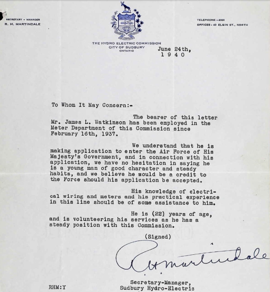 Letter of recommendation