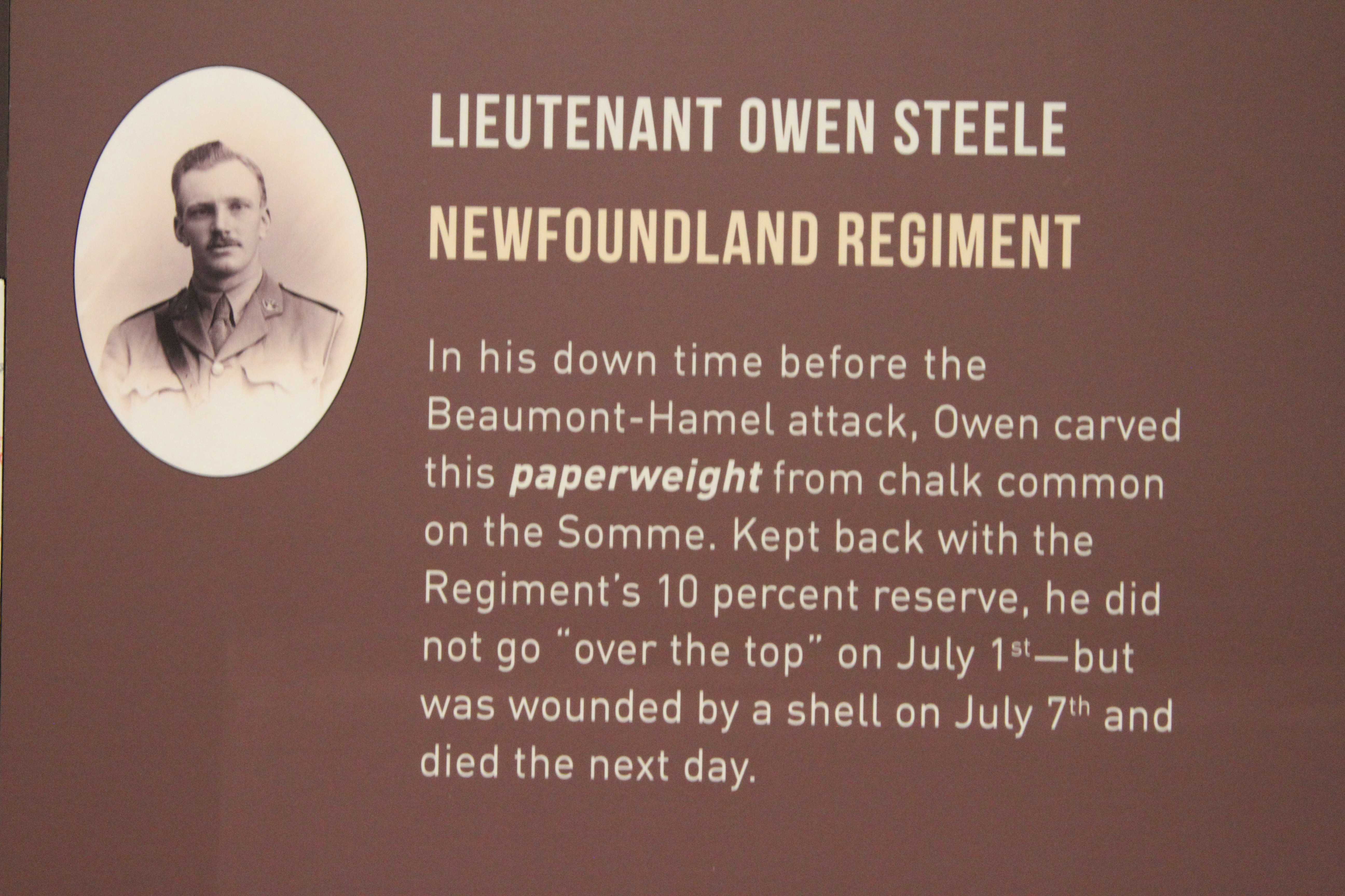 Photo of OWEN WILLIAM STEELE