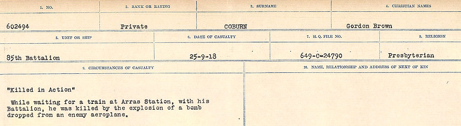 Circumstances of Death Registers