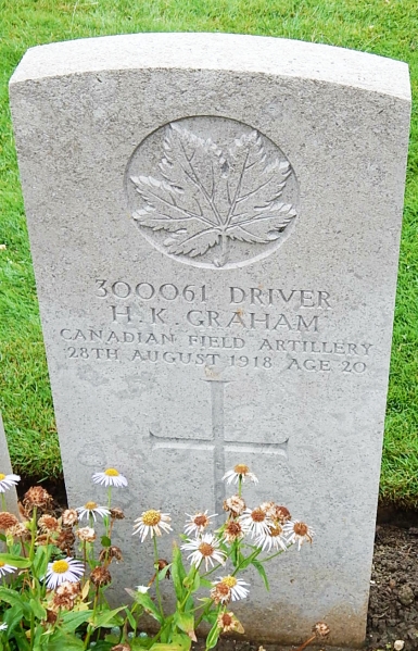 Grave marker