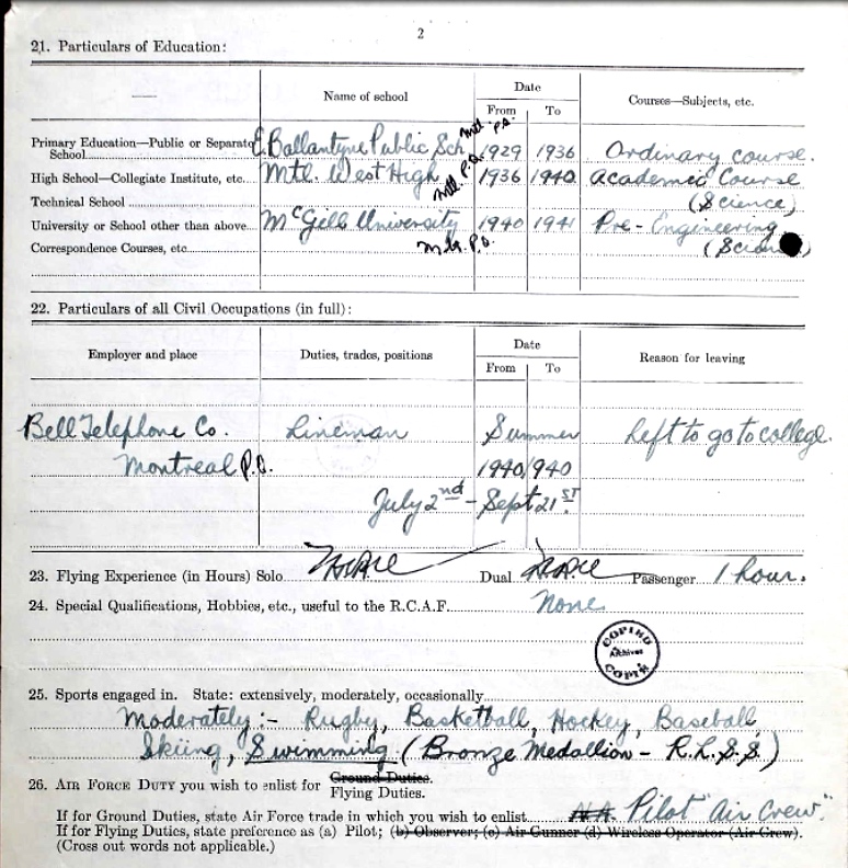 Attestation Paper (page 2)