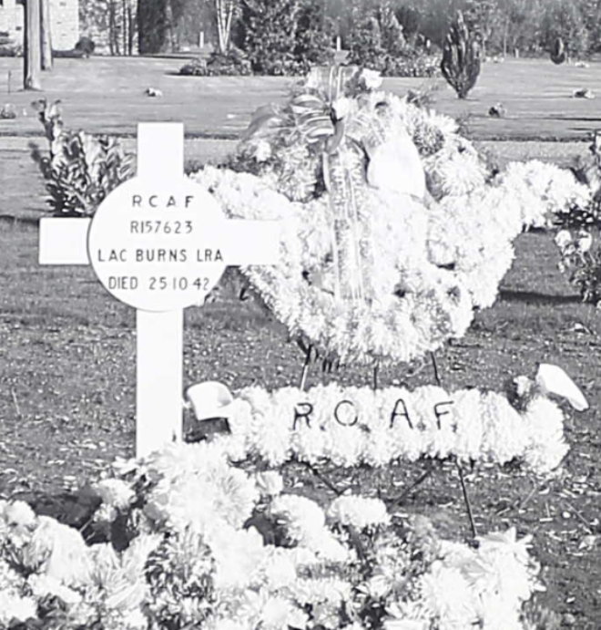 Temporary grave marker