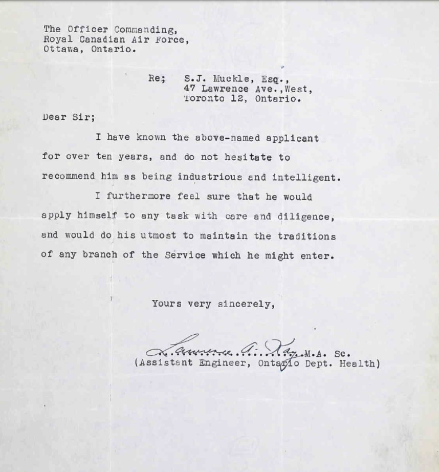 Letter of recommendation