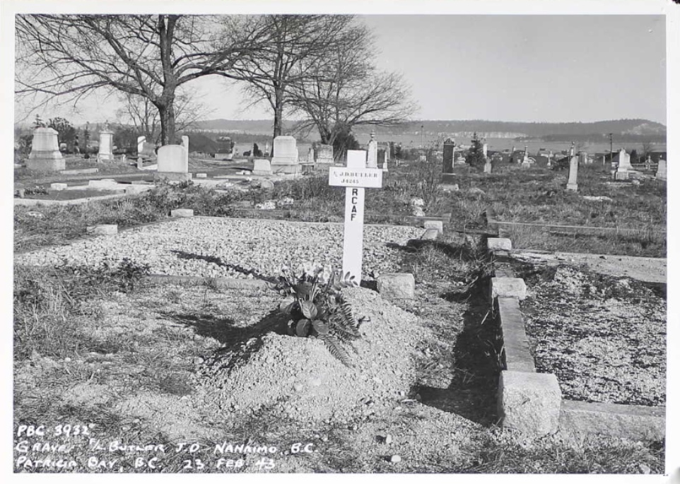 Temporary grave marker