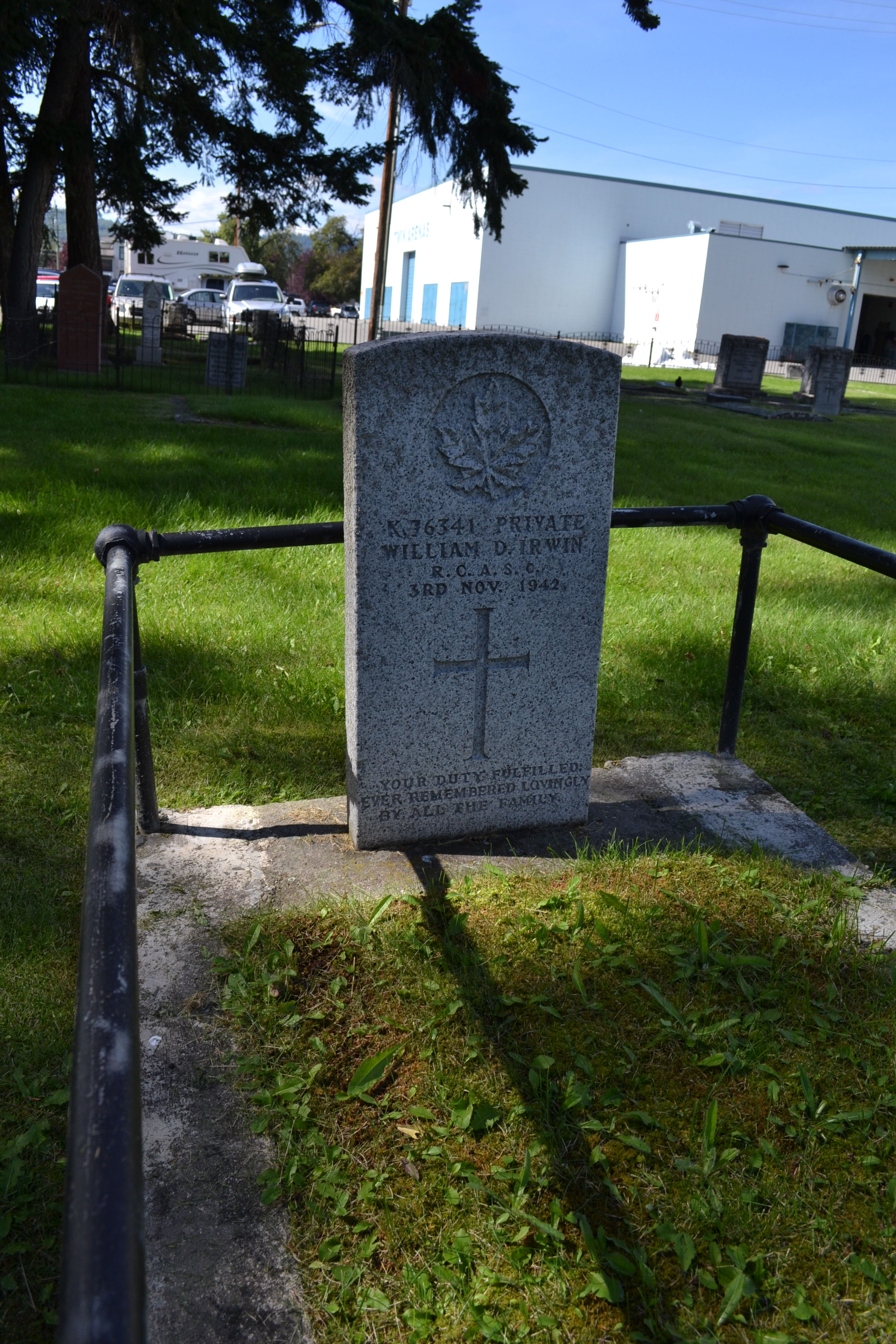 Grave marker