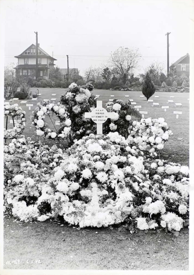 Temporary grave marker