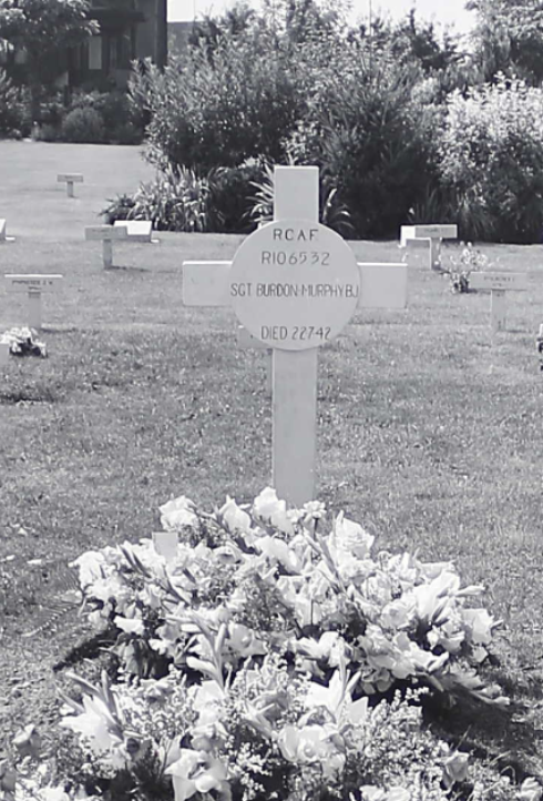 Temporary grave marker